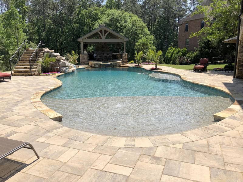 Pool Tanning Ledge: Benefits of Having a Sun Shelf in Your Swimming Pool | Clearwater Pools Atlanta