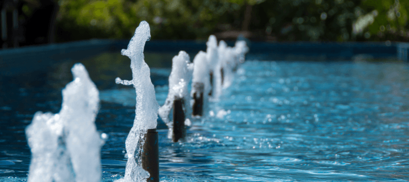 Fountains - Christmas Pool Decorations